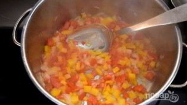 суп в стиле пиццы