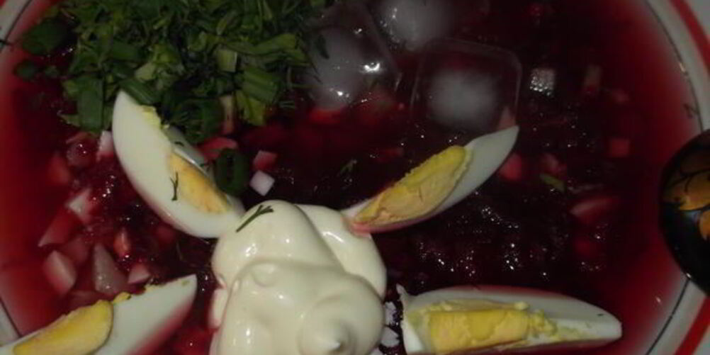 Рецепт холодный свекольник