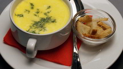 Сырный суп-пюре