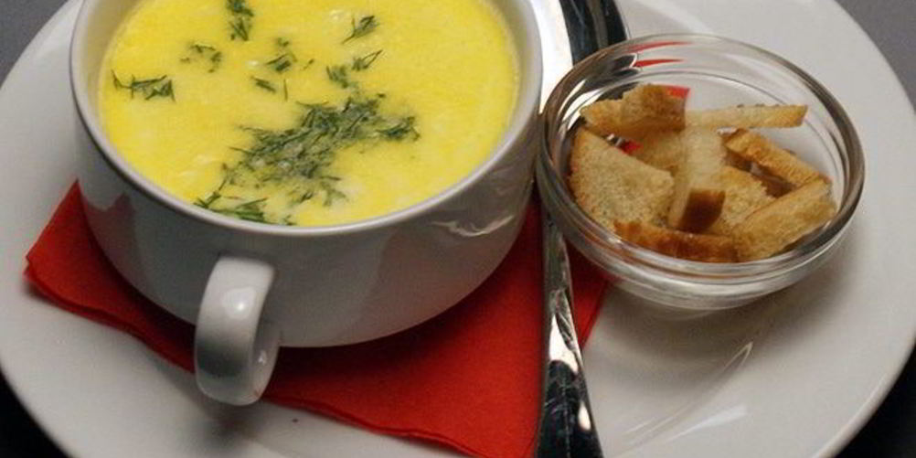 Рецепт сырный суп-пюре