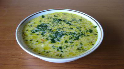 Сырный суп с грибами