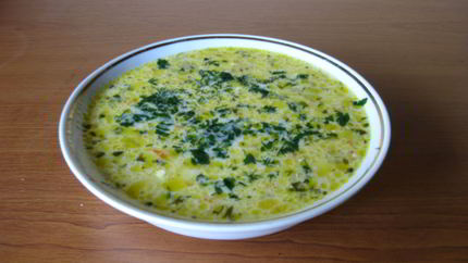 Сырный суп с грибами