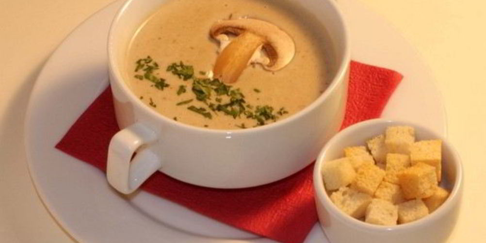 Рецепт сырный суп с шампиньонами