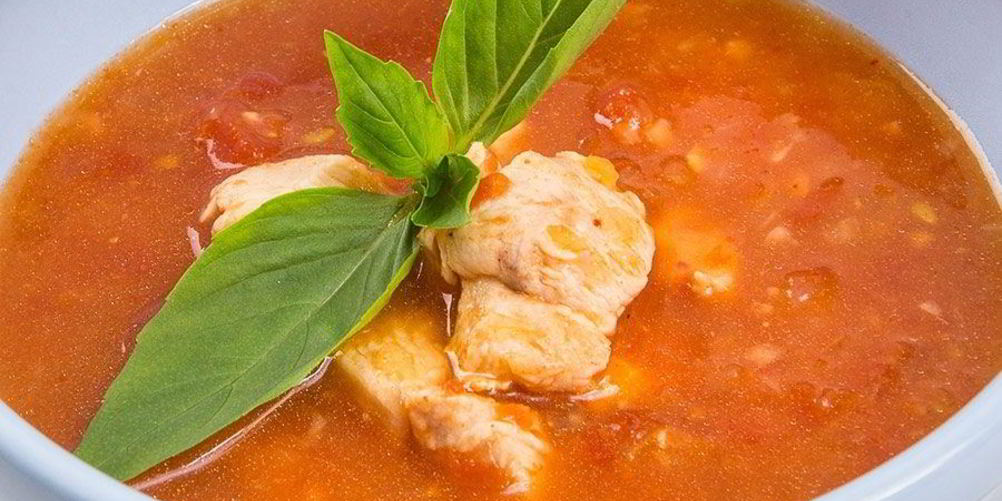 Рецепт томатный суп с индейкой