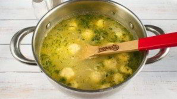 венгерский суп с сырными клецками