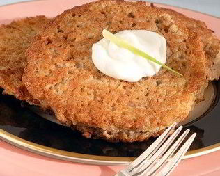 Блинчики из печеных баклажанов