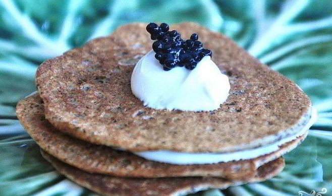 Блинчики из ржаной муки