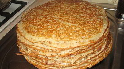 Блинчики на дрожжах