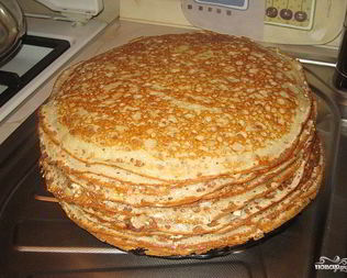 Блинчики на дрожжах