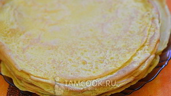 блинчики на молоке с фаршем