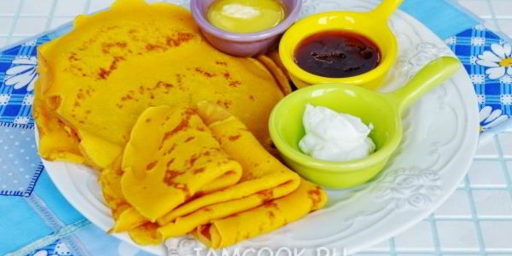 Рецепт блинчики на морковном соке