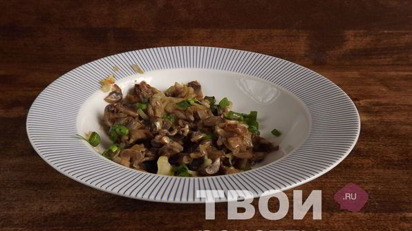 блинчики с грибами