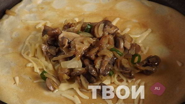 блинчики с грибами