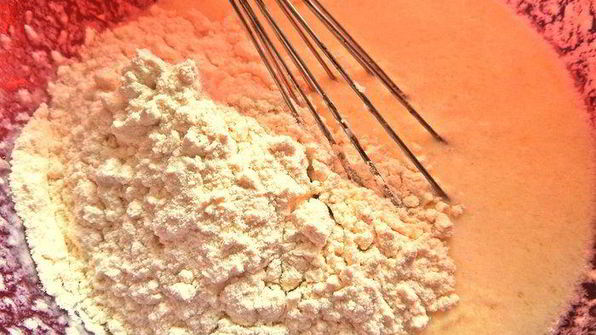 блинчики с кокосом и отрубями