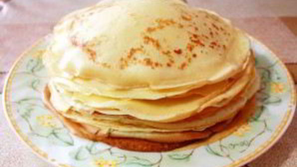 блинчики с моцареллой и красной рыбой