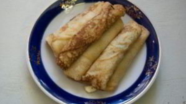 блинчики с печенью трески