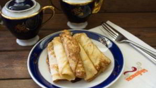 блинчики с печенью трески