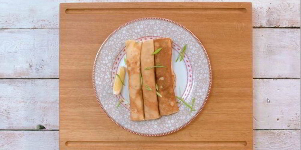 Рецепт блинчики с семгой