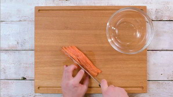 блинчики с семгой