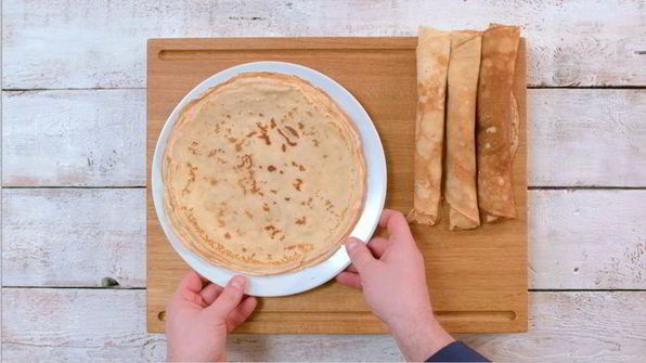 блинчики с семгой