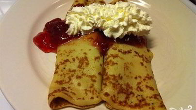 Блинчики с творогом в микроволновке