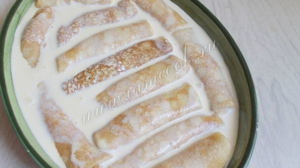 блинчики с творогом запеченые в духовке