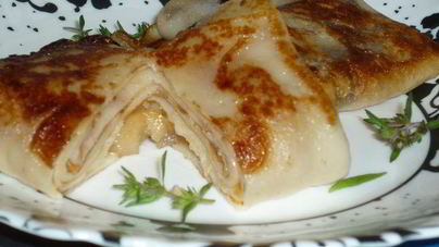 Блинчики с яблоками