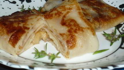 Блинчики с яблоками