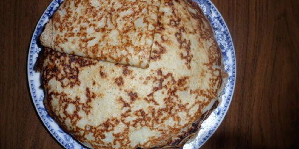 Рецепт блинчики заварные с черничным йогуртом