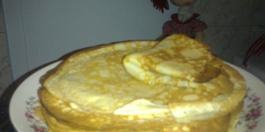 Рецепт блины банановые на сгущенке