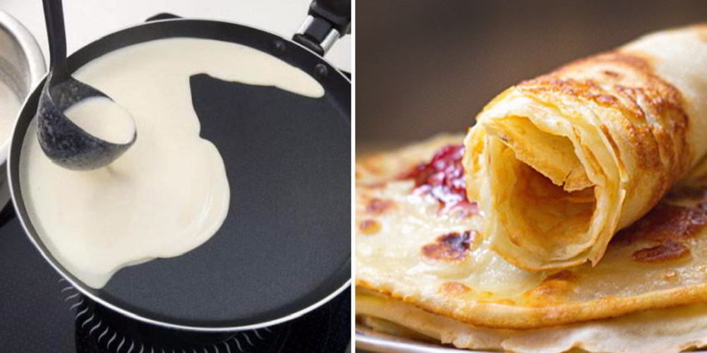 Рецепт блины без яиц на молоке