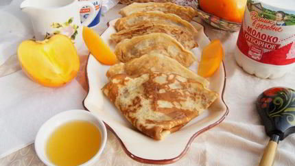 Блины из хурмы
