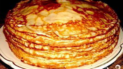 Блины красные