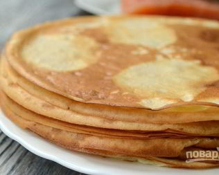 Блины на кефире