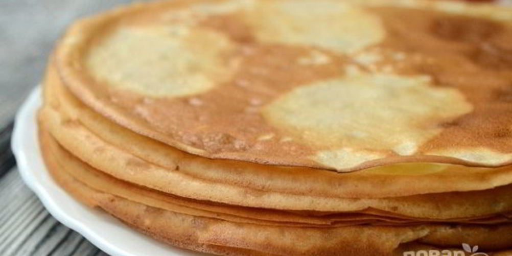 Рецепт блины на кефире