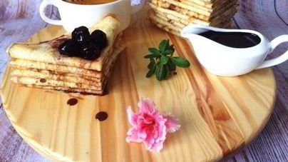 Блины на молоке