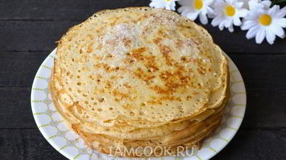 Блины на опаре