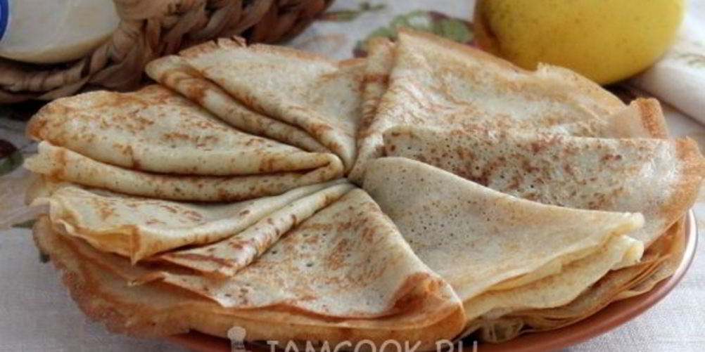 Рецепт блины на сгущенке