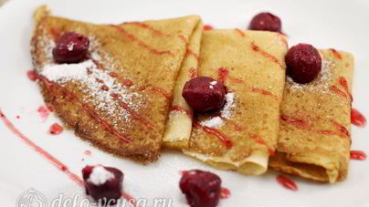 Блины на сметане и кефире