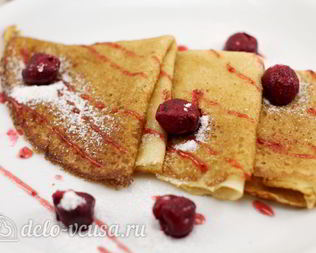 Блины на сметане и кефире