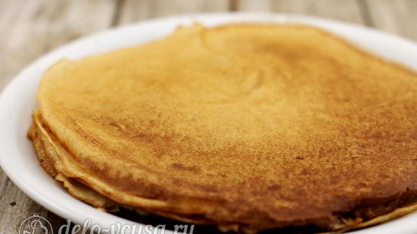 блины на сметане и кефире