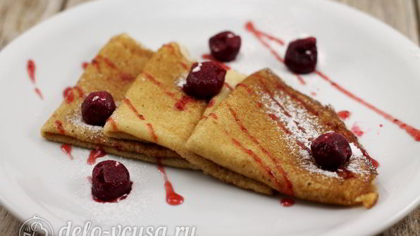 блины на сметане и кефире