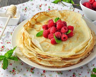 Блины на сухих сливках