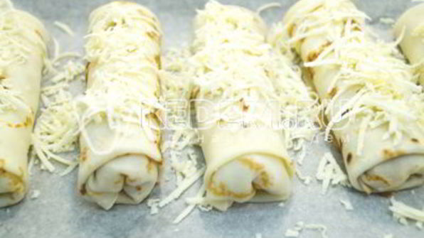 блины с куриным фаршем