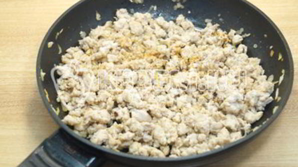 блины с куриным фаршем