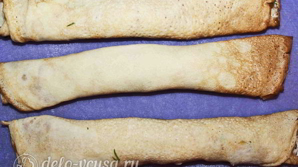 блины с курицей и морковью