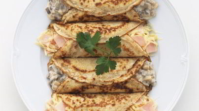 Блины с курицей