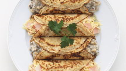 Блины с курицей