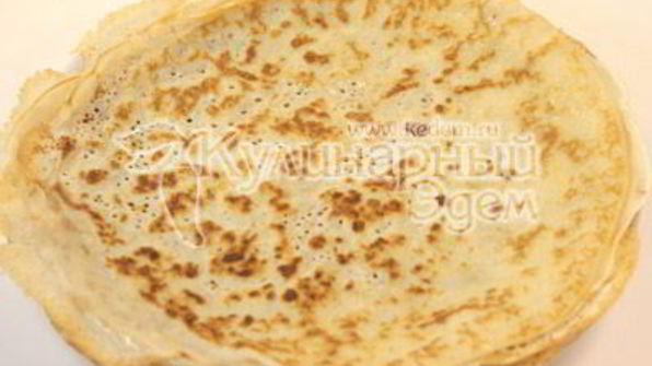 блины с лососем