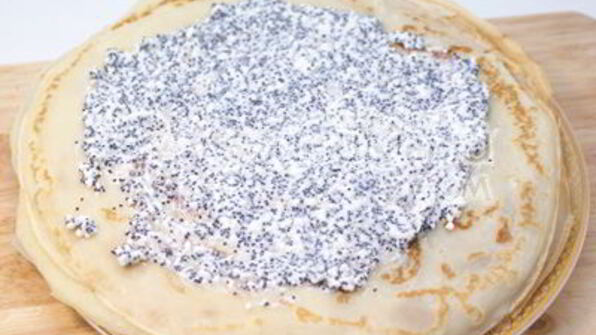 блины с творогом и маком